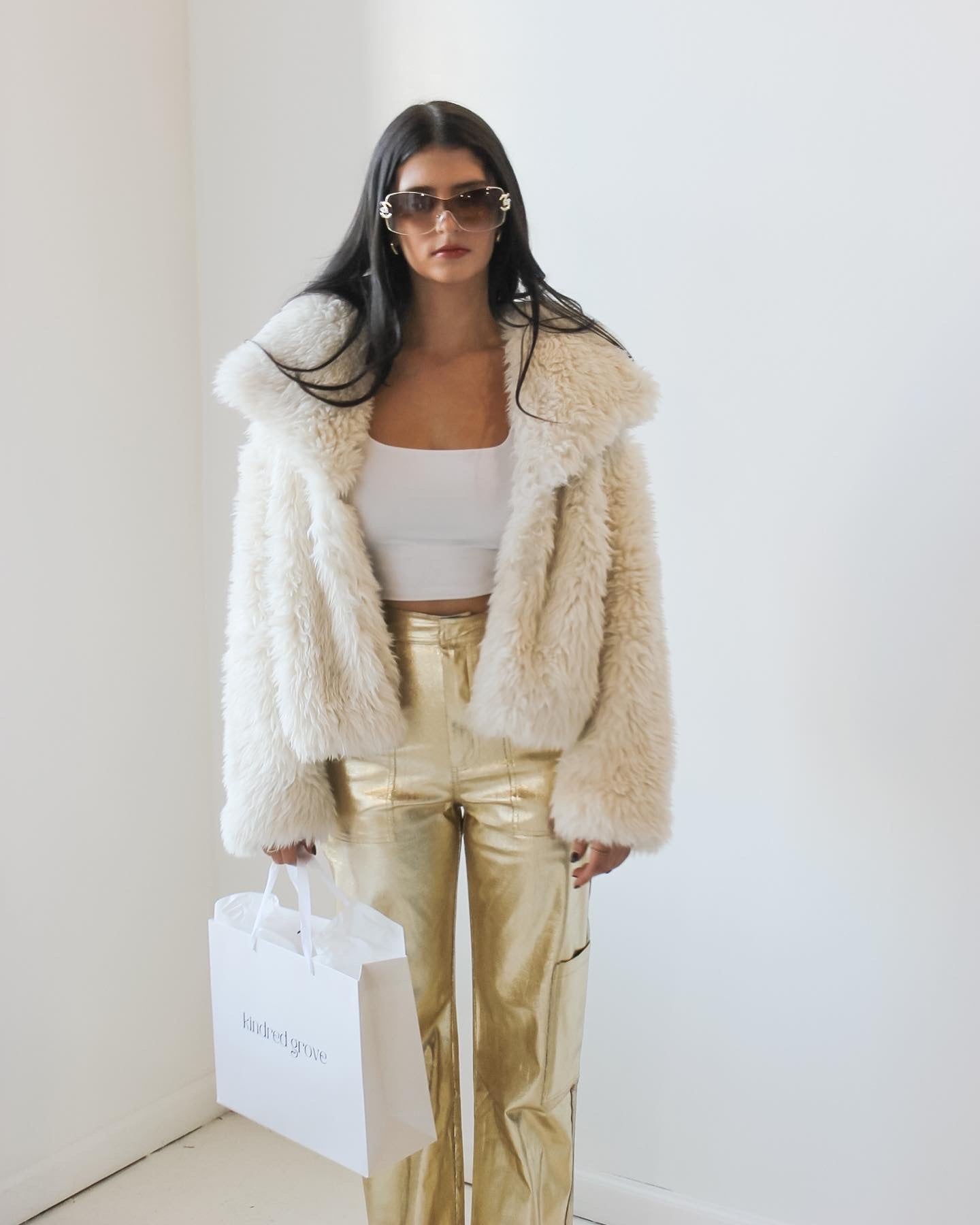Aspen Faux Fur Collared Jacket - RESTOCKED