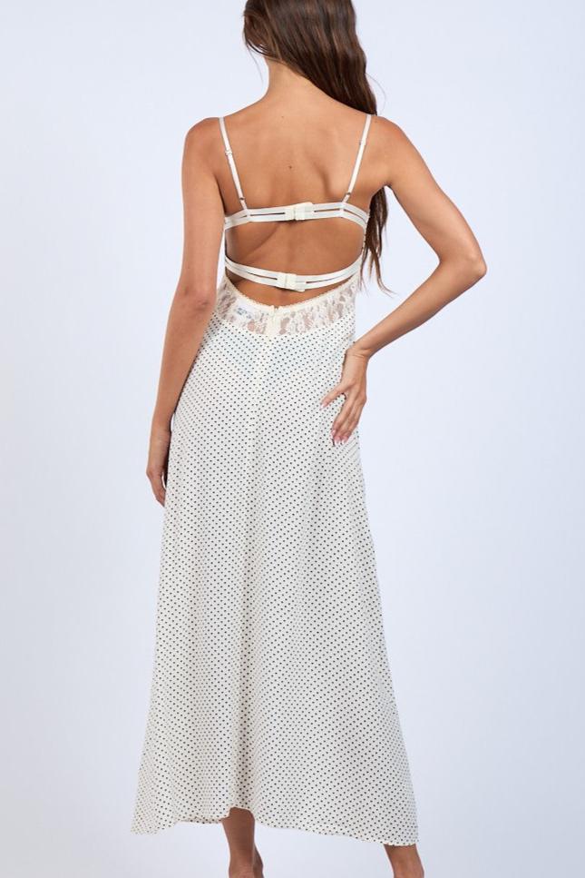 Maria Polka Dot Midi Dress