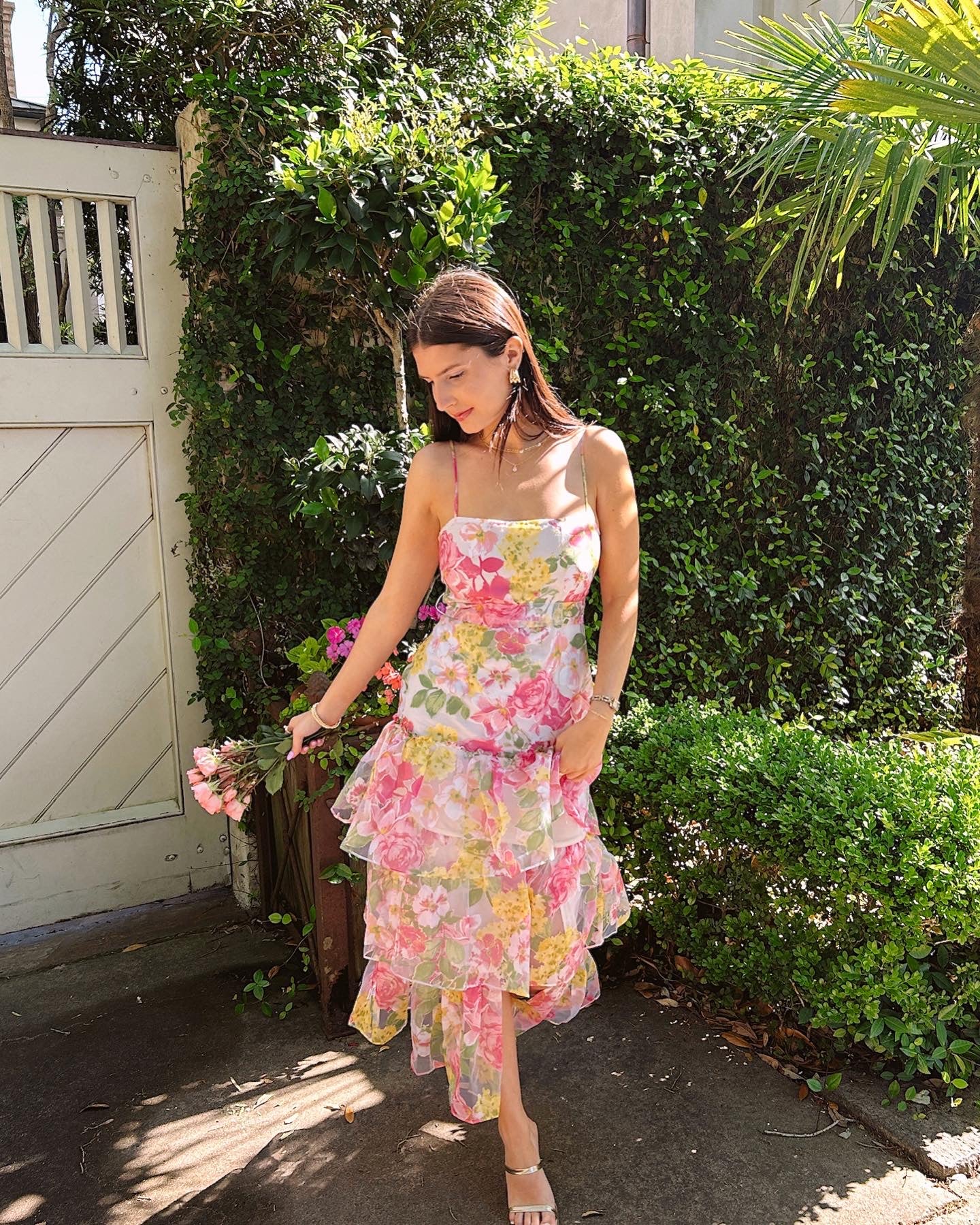'Azalea' Ruffle Tiered Maxi Dress