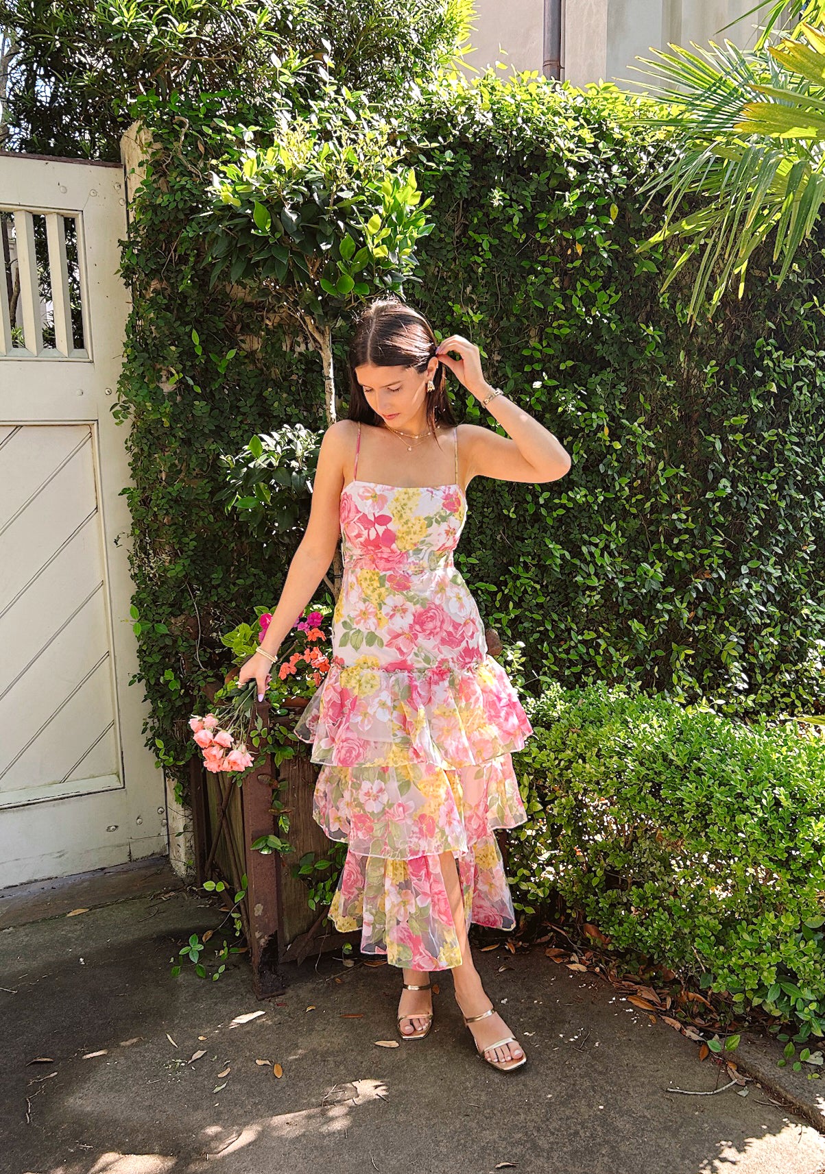 'Azalea' Ruffle Tiered Maxi Dress
