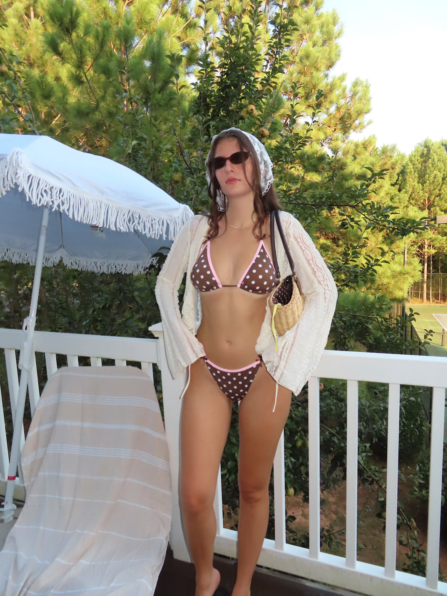 Jane Bikini Top - Brown