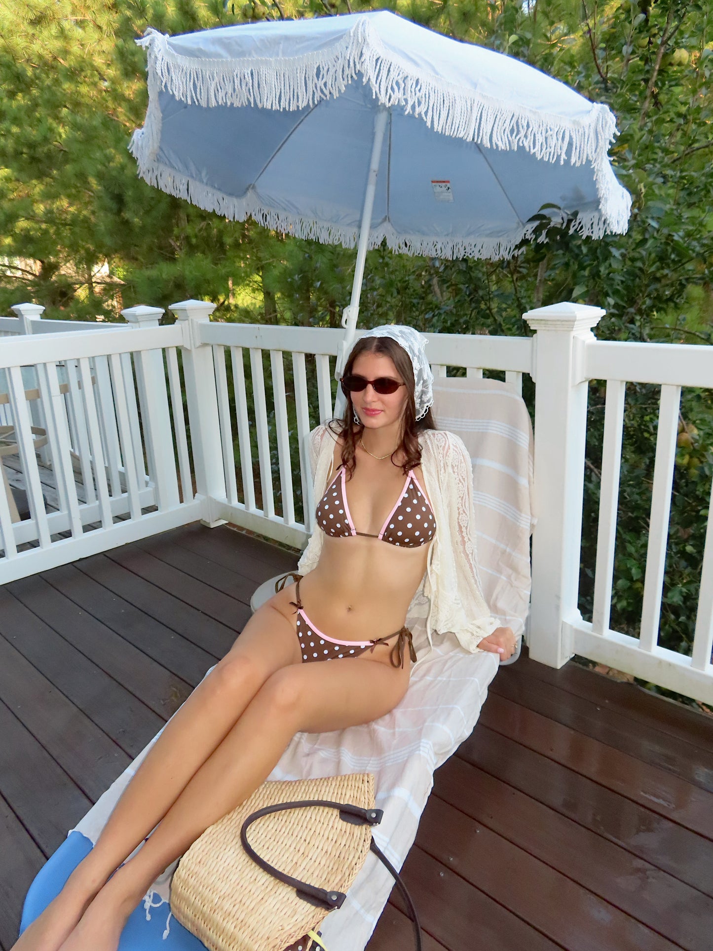 Jane Bikini Top - Brown