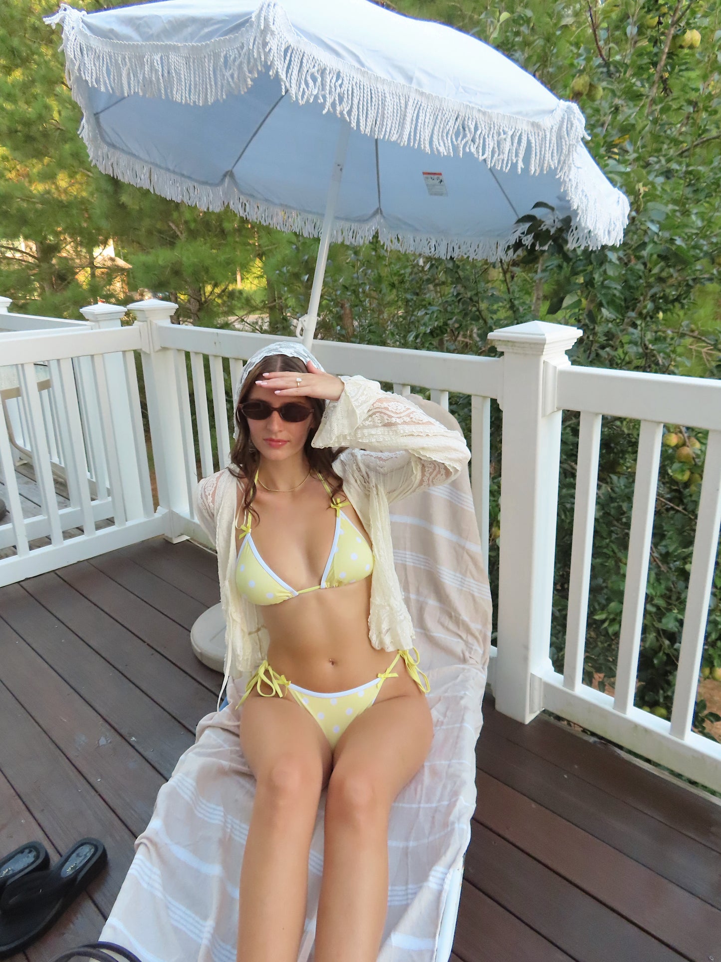 Jane Bikini Top - Lemon