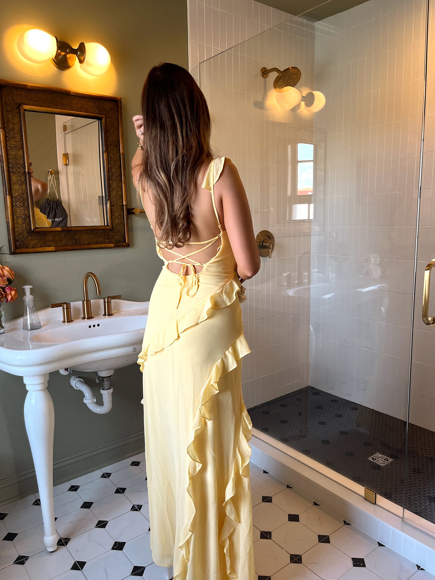 'Andie' Ruffle Maxi Dress