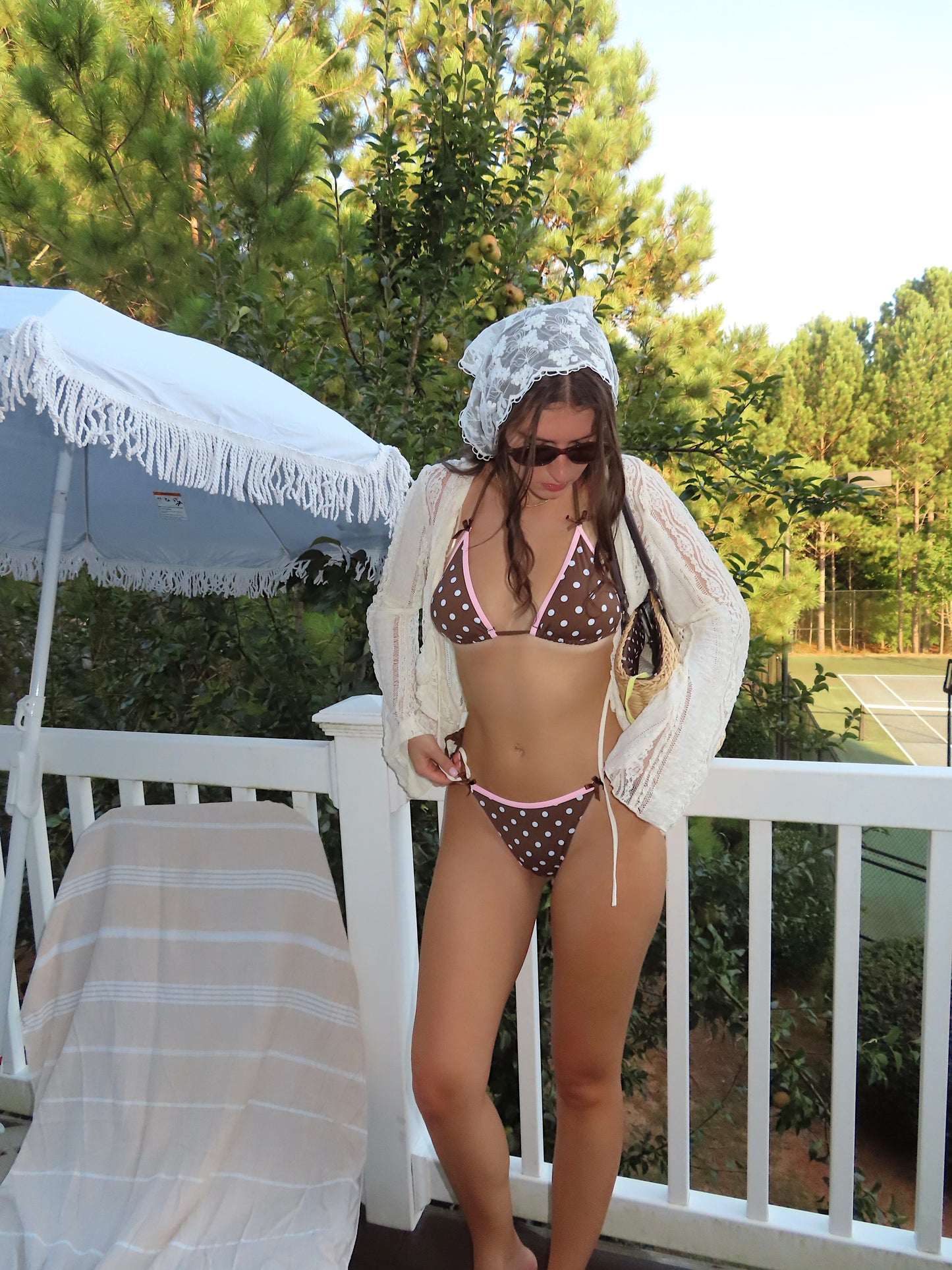 Jane Bikini Top - Brown