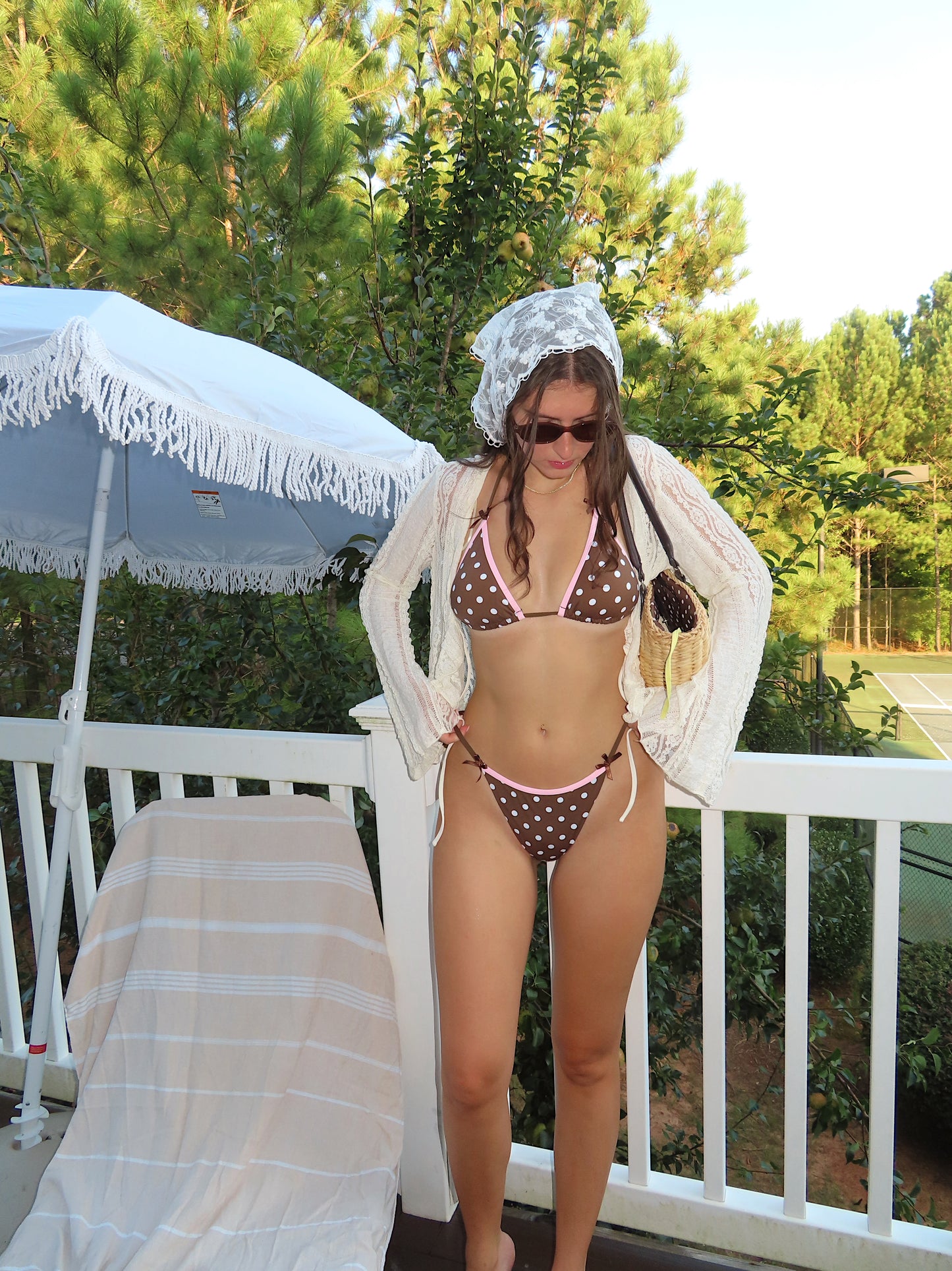 Jane Bikini Top - Brown