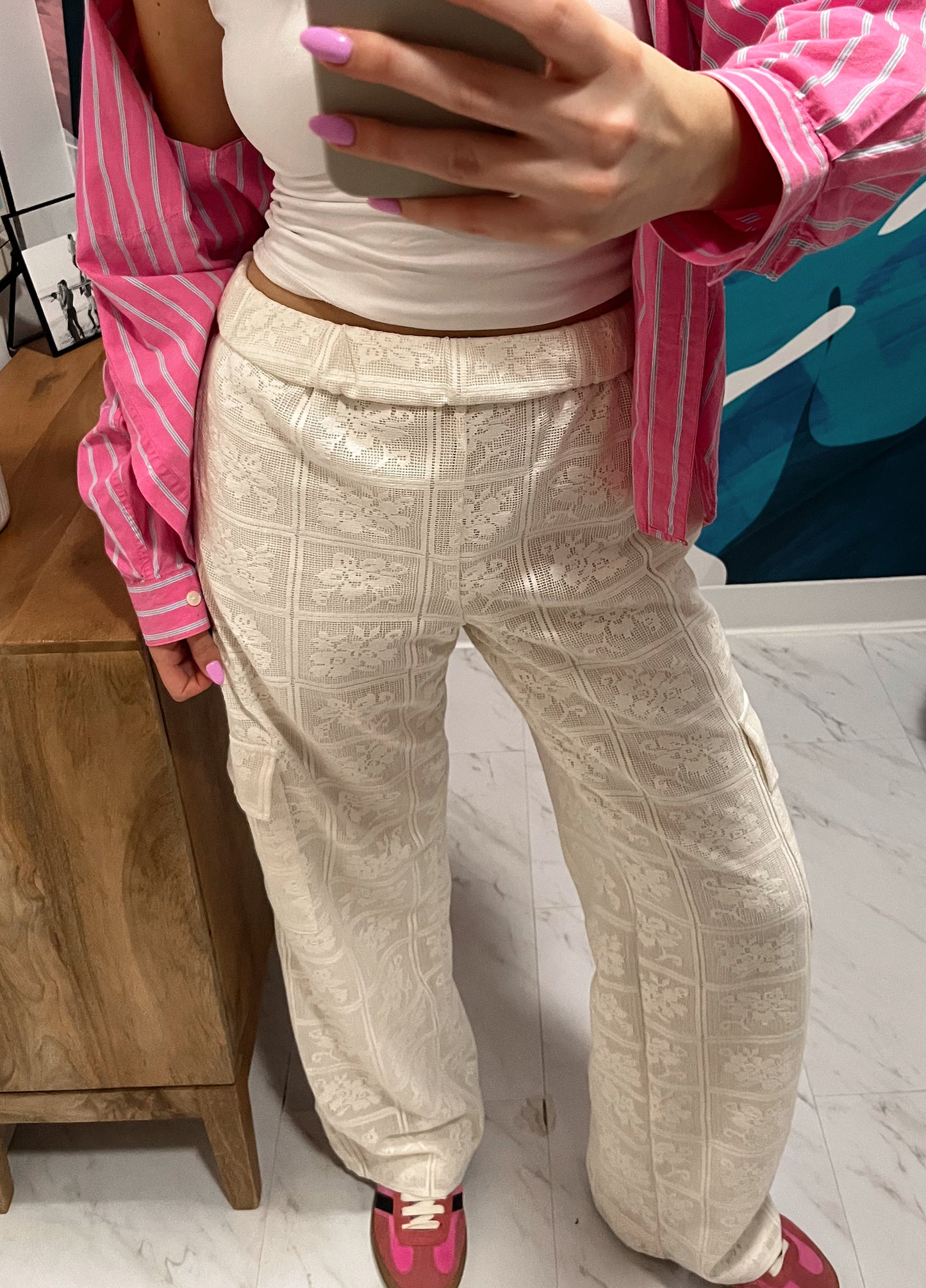 'Bondi' Crochet Lace Beach Pants