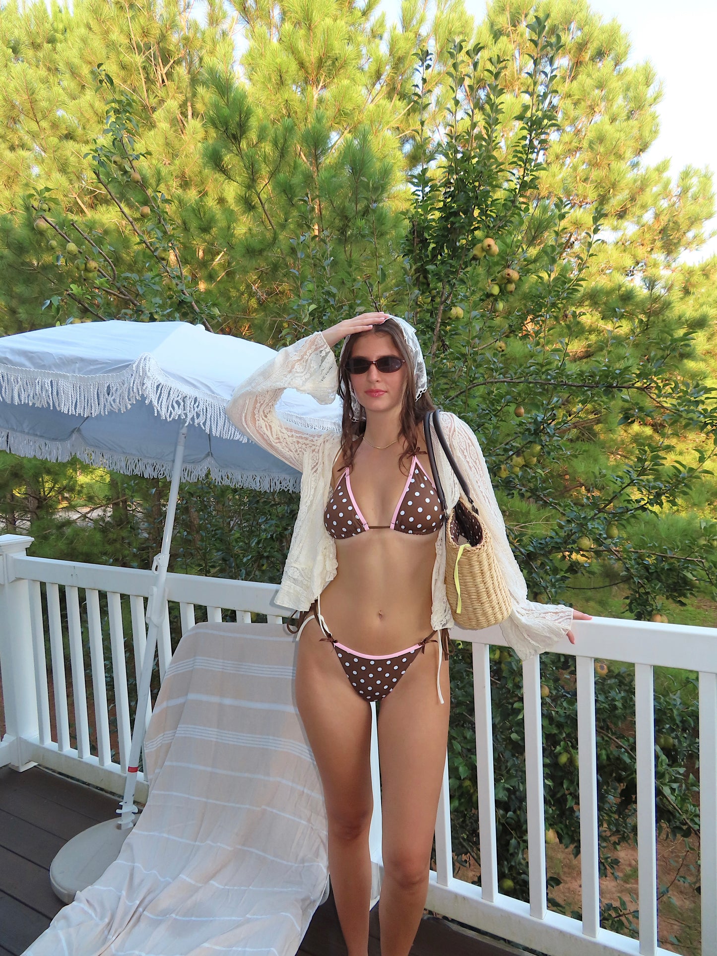 Jane Bikini Top - Brown