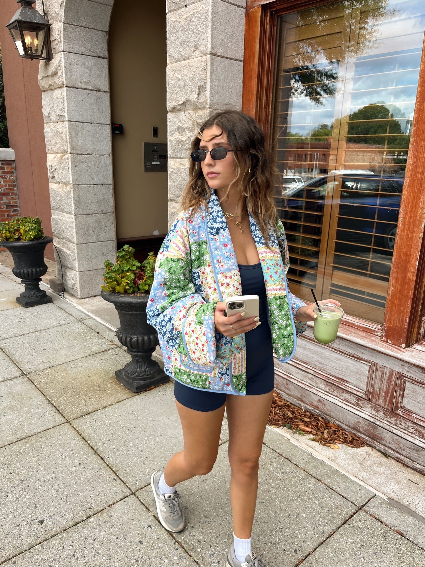 'Eloise' Patchwork Puffer Jacket - RESTOCK