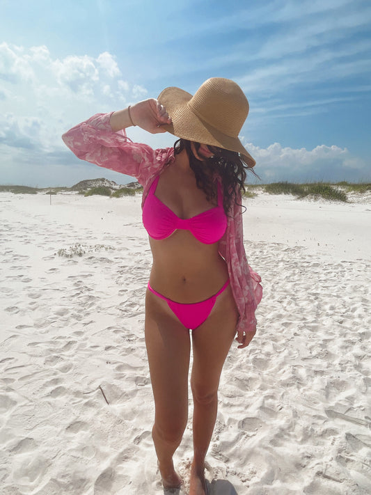 'Pretty in Pink' Bikini Bottoms