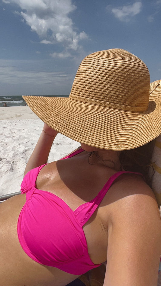 'Pretty in Pink' Bikini Top