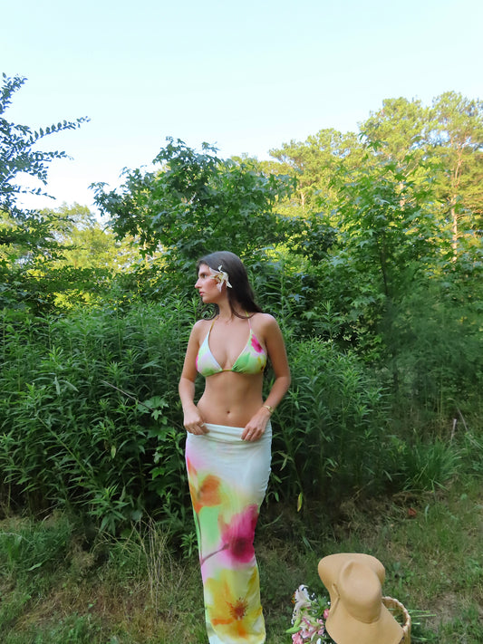 'Hibiscus' Coverup Skirt
