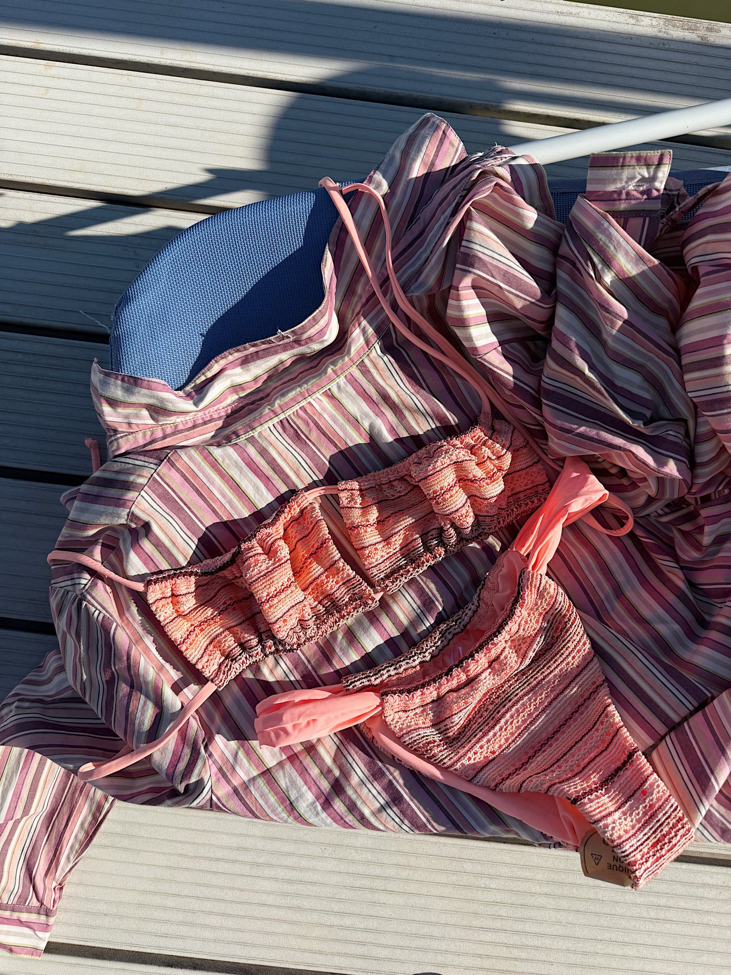 'Palm Springs' Bikini Bottoms - Coral