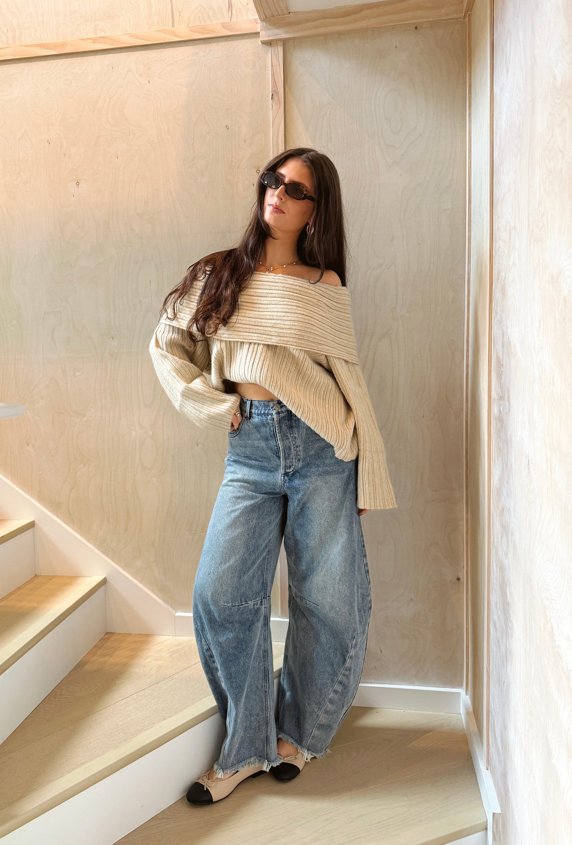 Astrid Denim Barrel Jeans