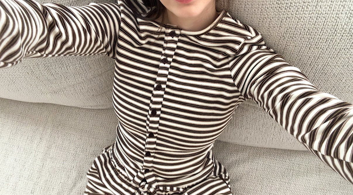 Julie Striped Cardigan