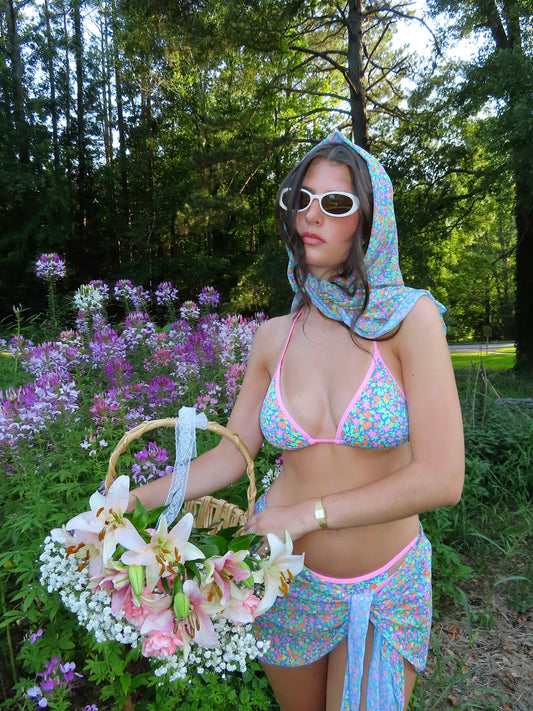 'June Bloom' Bikini Top