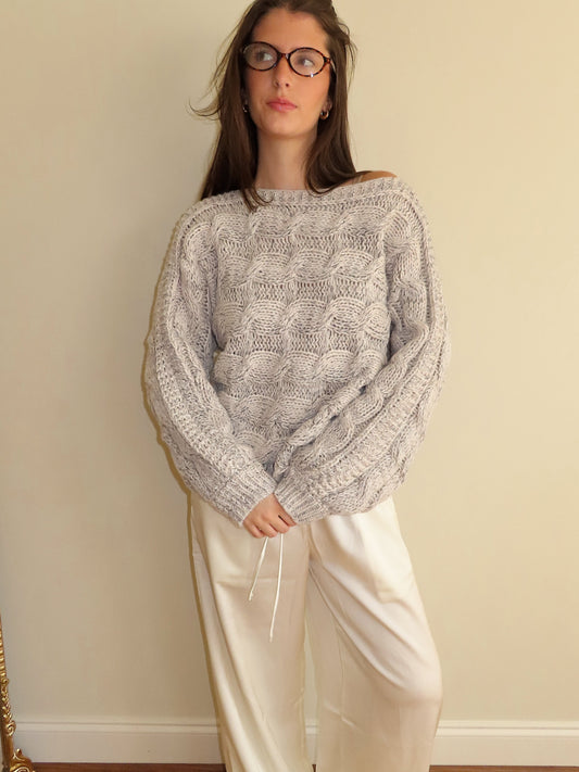 Cloud Cable Knit Oversized Sweater