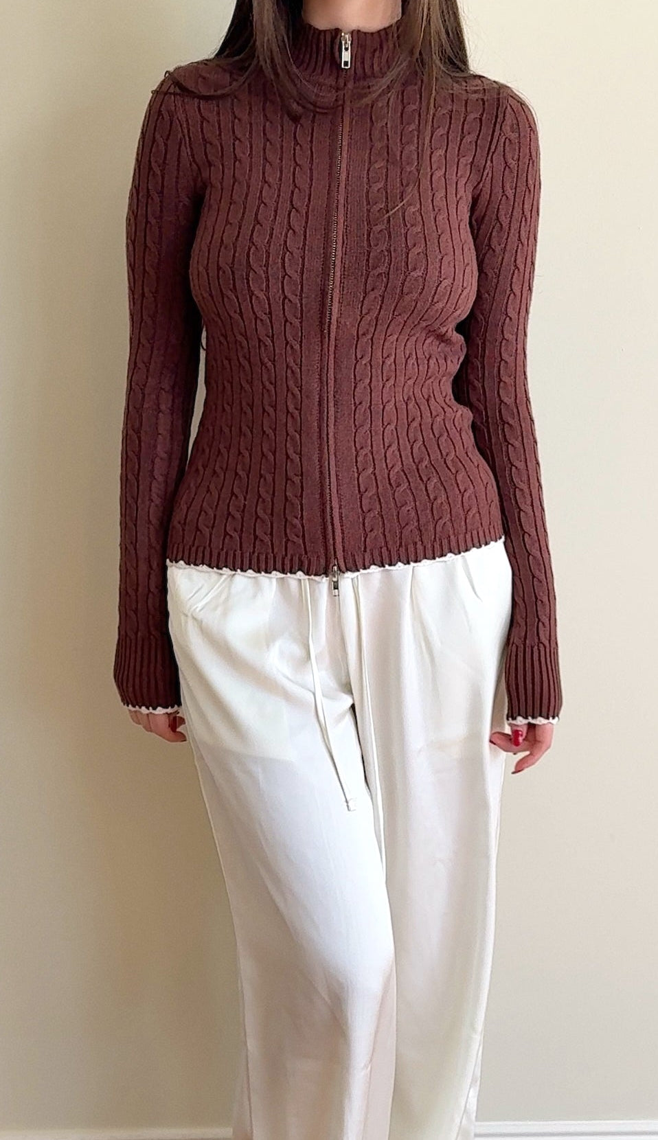 Coffee Break Cable Knit Zip Up Sweater – Kindred Grove Apparel