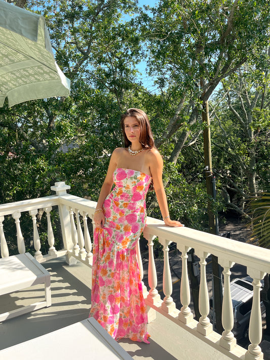 'Valerie' Floral Maxi Dress