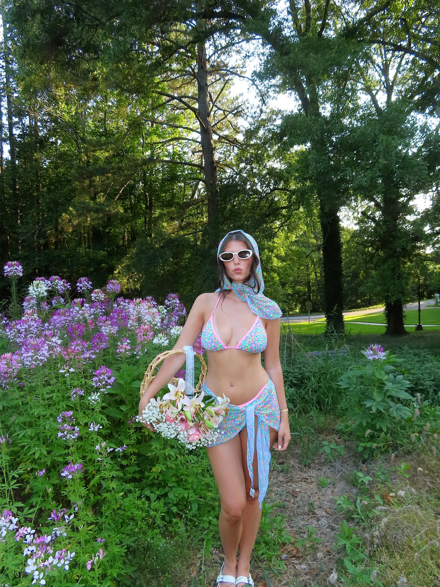 'June Bloom' Bikini Top